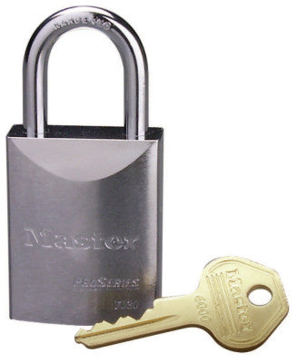 Pro Series High Security Padlocks-Solid Steel, 5/16" Dia, 2 1/2" L X 29/32" W