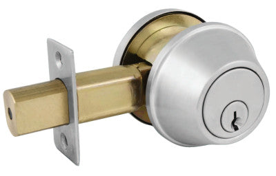 COMM SGL CYL DEADBOLT SATIN CHROME KA4 SCHLAGE C