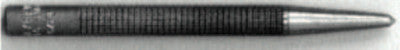 Center Punches, 4 in, 3/8 in tip, Alloy Steel
