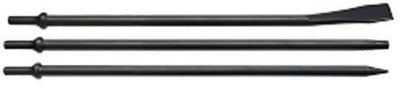3 Pc. Long Pneumatic Tool Sets, 3.5" x 23", Scraper/Taper Punch/Sharp Pt Taper