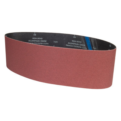 Aluminum Oxide Narrow Belts, 6 in x 48 in, 80 Grit