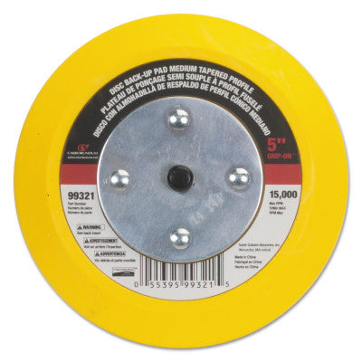 Tapered - Medium 5" Grip-on Back-up Pad 15000