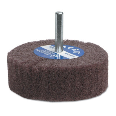 Non-Woven Flap Wheels with Mounted Steel Shank, 2 in, 120 Grit, 12,000 rpm