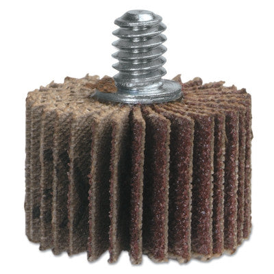 Mini Flap Wheels with 1/4"-20 Thread, 1 3/8 in x 5/8 in, 60 Grit, 30,000 RPM