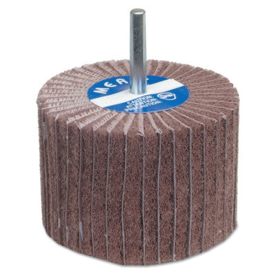 Interleaf Flap Wheels with Mounted Steel Shanks, 2 in x 1 in, 320 Grit