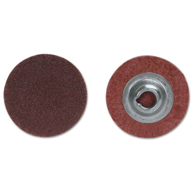 ALO Plus PowerLock Cloth Discs-Type II, Aluminum Oxide, 3 in Dia., 36 Grit