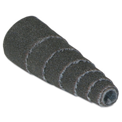 Aluminum Oxide Spiral Rolls Full Tapers, 3/8 x 1 x 1/8, 80 Grit
