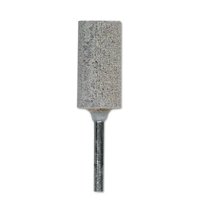 Cotton Fiber Mounted Points, 1/2 in Dia, 1 in Thick, 80 Grit Aluminum Oxide
