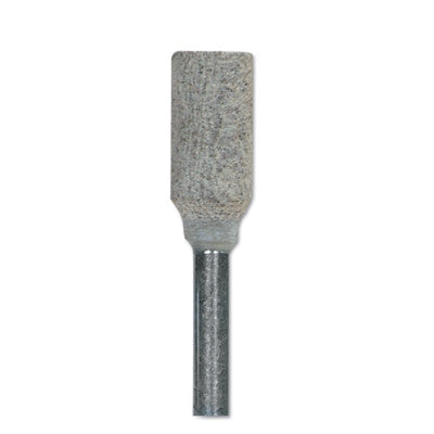 Cotton Fiber Mounted Points, 1/4 in Dia, 1/2 in Thick, 120 Grit Aluminum Oxide