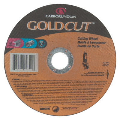 Carbo GoldCut Reinforced Aluminum Oxide Abrasives, 7 in Dia., 1/16 in T, 46 Grit