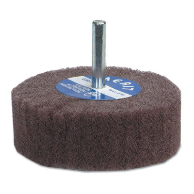 Non-Woven Flap Wheels with Mounted Steel Shank, 3 in, 240 Grit, 12,000 rpm