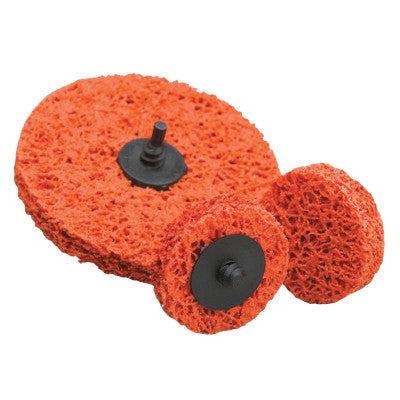 Surface Strip Non-Woven Discs, Ceramic Alumina, 3 in Dia., Extra Course Grit