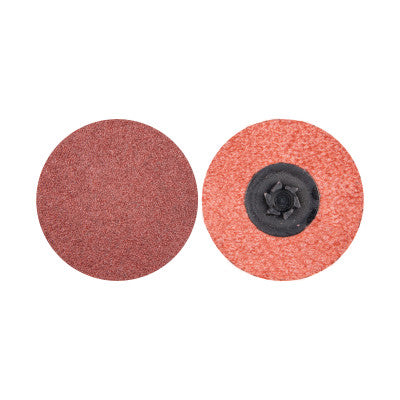 Quick-Change Discs, Aluminum Oxide, 2 in Dia, 120 Grit
