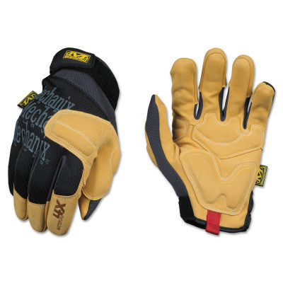 Material4X Padded Palm Gloves, Black, Large