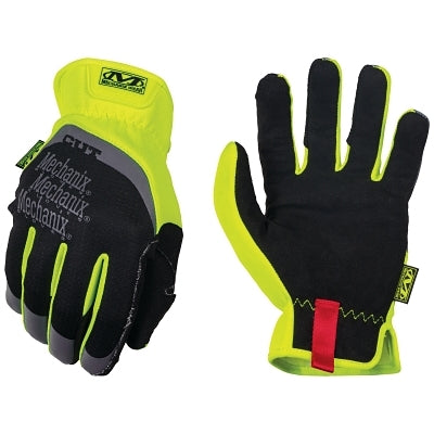 FASTFIT E5 GLOVES SMALL BLACK/FL YELLOW