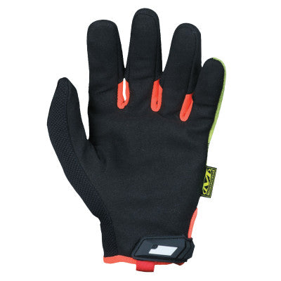 CR5 M-Pact Cut Resistant Gloves, Large, Hi-Viz Lime Green, Orange, Gray/ Black