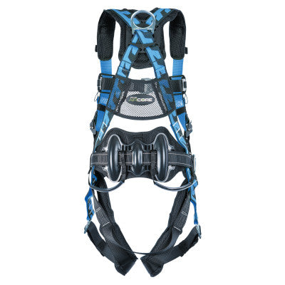 AirCore Wind Energy Harness, Frnt and Side Alum D-Rings, 2XL/3XL Blue