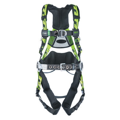 AirCore Wind Energy Harness, Frnt and Side Alum D-Rings, Sm/Med Green