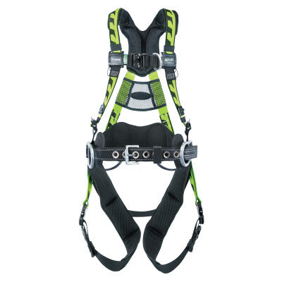 AirCore Tower Climbing Harness, Front & Side D-Rings,Sm/Med Green