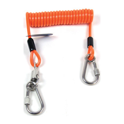 Tool Lanyards, 48 in, D-Ring, 5 lb, 2 Leg