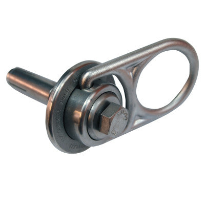 Swivel Anchor with D-Ring, 5K Stainless Steel Plated, Concrete Mounting Hardware