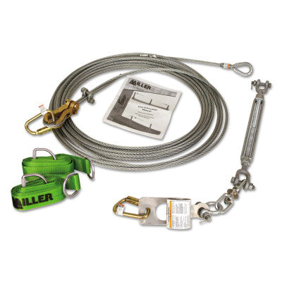 SkyGrip Wire Rope Lifeline Kit, Two 10 ft Cross Arm