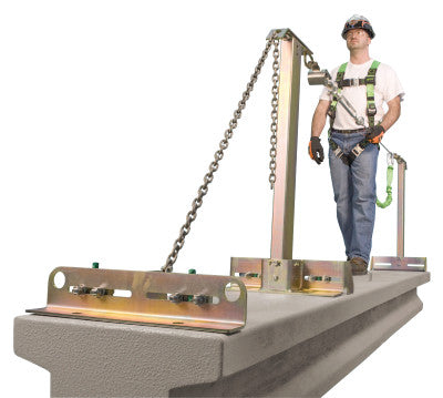 SkyGrip Temporary Horizontal Lifeline Systems, Concrete, Two Workers