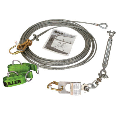 Sky Grip Horizontal Lifeline System for 6 Workers, 300 ft