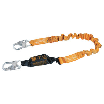 Titan II Tie-Back Lanyards, 6 ft, Snap Hook, 9800 lb, 1 Leg