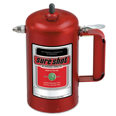 Sure Shot Sprayers, 1 qt, Steel, Red