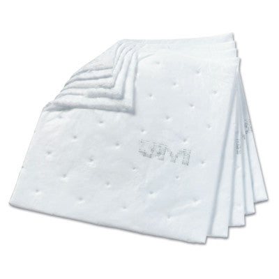 High-Capacity Petroleum Sorbent Pads, Absorbs .66 gal, 19 in x 17 in