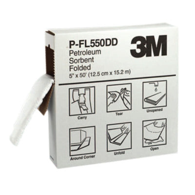 High-Capacity Petroleum Folded Sorbents, Absorbs 1.5 gal