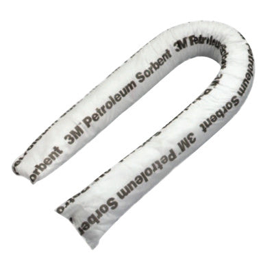 Petroleum Sorbent Mini-Booms, Absorbs 1 gal, 4 ft x 3 in