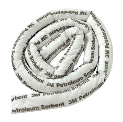 Petroleum Sorbent Mini-Booms, Absorbs 2 gal, 8 ft x 3 in