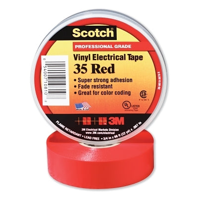 SCOTCH 35 RD 1/2 IN X 20FT VINYL CODING ELEC TP