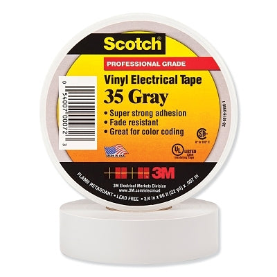 SCOTCH 35 GY 1/2 IN X 20FT VINYL CODING ELEC TP