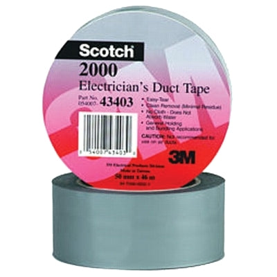 2"X50YDS EMBOSSED VINYLDUCT TAPE