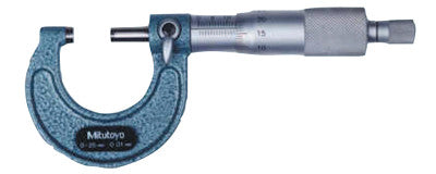 Series 103 Mechanical Micrometers,0 mm-25 mm, 0.01 mm, Ratchet Stop