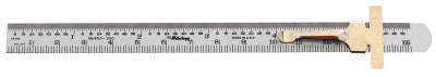 Series 950 Pocket Steel Rulers, 6 in, Stainless Steel