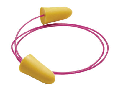 Softies Foam Earplugs, Foam, Orange, Corded