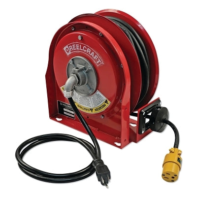 CORD REEL 12/3 X 30' 15AMP SINGLE OUTLET W CORD
