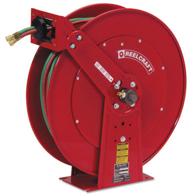 Gas Welding Hose Reel, 1/4 in x 100 ft