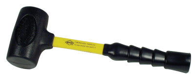 Power Drive Dead Blow Hammers, 2 lb Head, Yellow