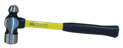 Classic Ball Pein Hammer, Fiberglass Handle, 13 in, Carbon Steel 16 oz Head