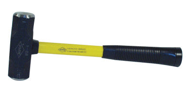 Blacksmith's Double-Face Steel-Head Sledge Hammer, 2 lb, 14 in Classic Handle