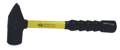 Blacksmiths' Cross Pein Sledge Hammer, 4 lb, 14 in Classic Fiberglass Handle, SG
