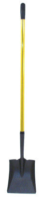 Square Point Shovel, Hollow Back, 48" Fiberglass Butt Grip Handle