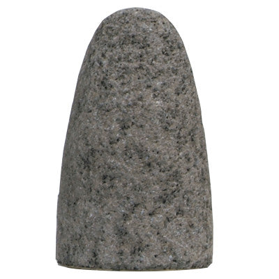 Type 16 Gemini Cone, 1 3/4 in D, 3 in Thick, 5/8 Arbor, 24 Grit Alum. Oxide