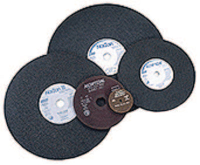 Reinforced Cut-Off Wheel, 3 in Dia, 1/16 in Thick, Zirconia/Ceramic Alum.