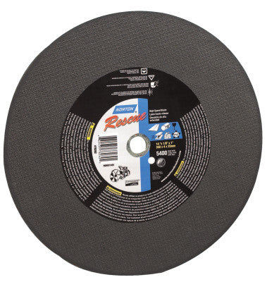 Rescue Reinforced Cut-Off Wheel, Type 1, 14 in Dia, 1/8 in Thick, 1 in Arbor